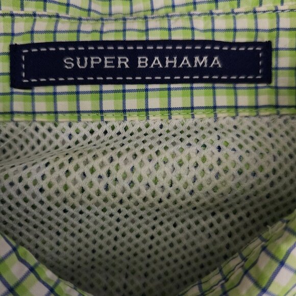 Columbia PFG Super Bahama II Gingham Checked Long Sleeve Fishing Angler Shirt - Picture 2 of 9